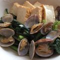 うめぼしこんぶ's cooksnap of when they made あさりと小松菜のにんにくオイル蒸し煮.