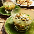まりおっかあ's cooksnap of when they made えのき茸とめかぶの彩り野菜梅肉和え.