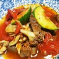 しばなおママ's cooksnap of when they made 牛肉とズッキーニとトマトの炒め物　.
