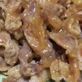 ＠ままちゃん's cooksnap of when they made 簡単柔らか！細切れで絶品♡豚の生姜焼き.