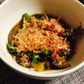 クックCG2NFA☆'s cooksnap of when they made 薄上げとナスとピーマンとオクラで煮浸し.