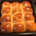 まおそうめぐ's cooksnap of when they made 目指せ源助牛乳パン！リッチなミルクパン.