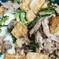 クック26352G☆'s cooksnap of when they made ほろ苦ゴーヤチャンプルー☆めんつゆ.
