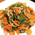モケ缶's cooksnap of when they made 新物のれんこんとごぼうのきんぴら.