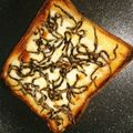 クック7YYLKF☆'s cooksnap of when they made 簡単☆塩昆布のチーズはちみつトースト.