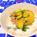 YUH♡ママ's cooksnap of when they made 豚肉とズッキーニの和風丼♪.