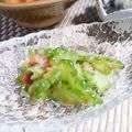ＴＯＭＯＷＡＴ's cooksnap of when they made ゴーヤの梅塩麹和え.