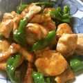 クック4GWJ3S☆'s cooksnap of when they made 霜降り鶏肉とピーマンのかんたん甘辛炒め.