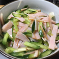 ミオぷー's cooksnap of when they made 簡単！きゅうりとハムと茗荷の甘酢ごま和え.