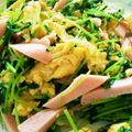 めおな's cooksnap of when they made 豆苗と卵のさっと炒め.
