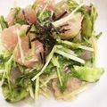 ここぶーママ's cooksnap of when they made ☆水菜とマグロのサラダ☆.