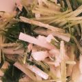kona8's cooksnap of when they made 水菜と大根のツナサラダ.