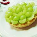 runa_'s cooksnap of when they made 簡単生地&クリームdeマスカットタルト.