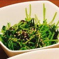 ☆つぅまま☆'s cooksnap of when they made ◆簡単副菜♡ごま香る豆苗の塩昆布和え◆.