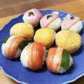 ☆あいちゃん's cooksnap of when they made 簡単な材料で♡手まり寿司♡.