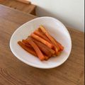 みるく茶's cooksnap of when they made *人参のカレー炒め*.