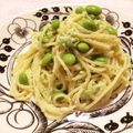 みぃこのおしり's cooksnap of when they made 超簡単！「枝豆のクリームパスタ」.