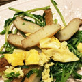 記念樹's cooksnap of when they made 豆苗とベーコン 卵 ゆず胡椒炒め.
