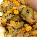 Yuk1uY17's cooksnap of when they made とうもろこしとゴーヤの山芋揚げ.