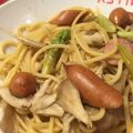 2みーちゃん's cooksnap of when they made 白だしで簡単！きのこのバター醤油パスタ.