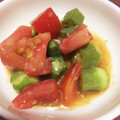 Lioママ's cooksnap of when they made トマトとオクラのサラダ.