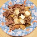 take♪aki♪'s cooksnap of when they made 厚揚げ＆豚コマ＆しめじ炒め煮✨.