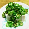 こっこちゃーん's cooksnap of when they made 冷奴オクラのせ.