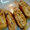 クリームドーナツ's cooksnap of when they made お弁当に♪カニカマとチーズの卵焼き.