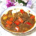tennisnoah's cooksnap of when they made スイカの皮で＊ルーで簡単♪キーマカレー.
