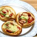 hasena's cooksnap of when they made ミニピザ　超簡単！美味しい♡.