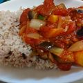 るなぴぴ's cooksnap of when they made ❀たっぷり夏野菜のトマト煮＆雑穀ごはん❀.