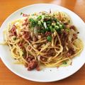 とりまな's cooksnap of when they made コンビーフ・パスタ.