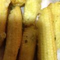 happykote's cooksnap of when they made ほんだしで！ヤングコーンの青のり天ぷら.
