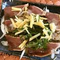 働く女子の台所's cooksnap of when they made 絶品！簡単！鰹のタタキの食べ方✩.