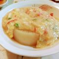 fu♪♪'s cooksnap of when they made 大根のふわトロ〜かにたまあんかけ♪.