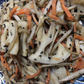 HA333's cooksnap of when they made 簡単！15分でゴマ油香るきんぴらごぼう.