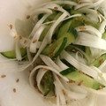 ma___111's cooksnap of when they made あともう一品！叩ききゅうりとねぎのナムル.