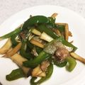 cookyaco's cooksnap of when they made 豚肉とピーマンの炒め物.