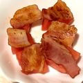saotty's cooksnap of when they made 甘くないスイカでもイイの♥ベーコン巻き！.