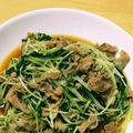 りかたん's cooksnap of when they made 豚肉と水菜の煮物.
