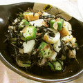 ☆Rokko☆'s cooksnap of when they made ヒジキとオクラのヘルシー和え.