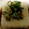 うさこママ★'s cooksnap of when they made おつまみ冷奴 わさび醤油.