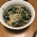 a0imama♡'s cooksnap of when they made もやしと三つ葉のナムル.