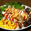 みんみんみんと♪'s cooksnap of when they made 厚揚げの中華風もやしサラダ.