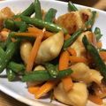 nyoko3's cooksnap of when they made 柔らか♡ササミとインゲンの味噌炒め♪.