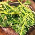 ひみつだよ's cooksnap of when they made 空芯菜(エンツァイ)のにんにく炒め.