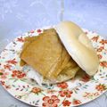 龍青空ママ's cooksnap of when they made 豚みそ漬けベーグルサンド.