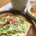 リラシャン's cooksnap of when they made ❁お好み焼きトースト❁.
