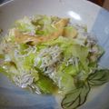 K/S's cooksnap of when they made 常備菜に！キャベツと油揚げのお浸し.