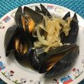 kyao☆'s cooksnap of when they made ムール貝のスープ☆ワイン蒸し.